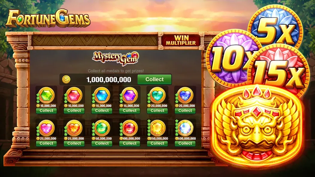 Slot Fortune Gems-TaDa Games (Слот Форчун Гемс)  [МОД Бесконечные монеты] Screenshot 5