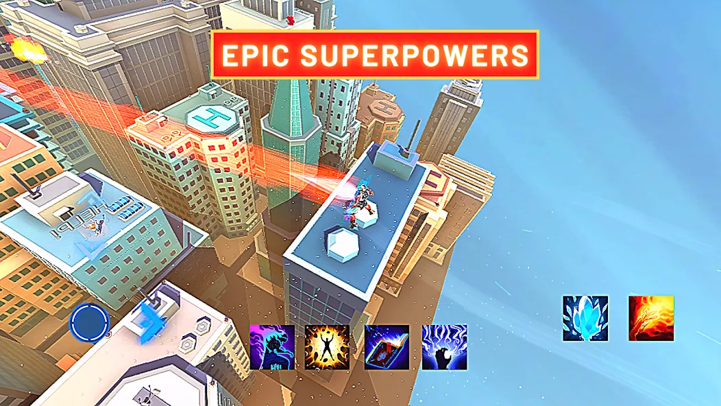 Super hero Flying iron jet man  [МОД Mega Pack] Screenshot 3