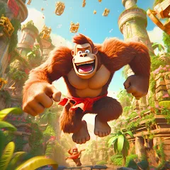 Скачать взлом Monkey jungle run kong gorilla  [МОД Меню] - последняя версия apk на Андроид