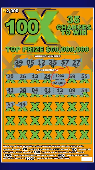 Lottery Scratchers Ticket Off (Лотерейный билет на ободрителейскретчи)  [МОД Unlocked] Screenshot 1