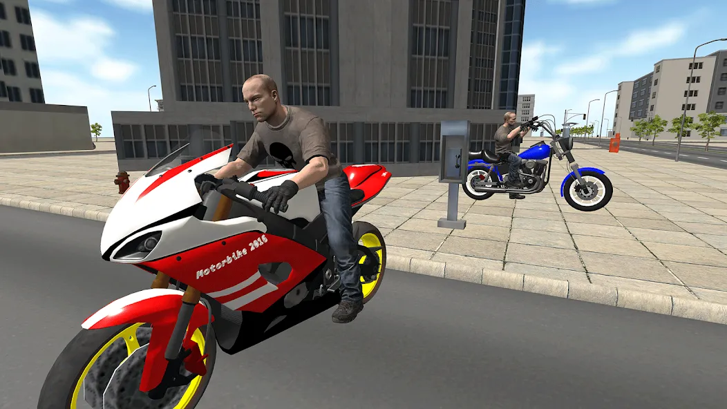 Bike Driving: Police Chase  [МОД Бесконечные монеты] Screenshot 4