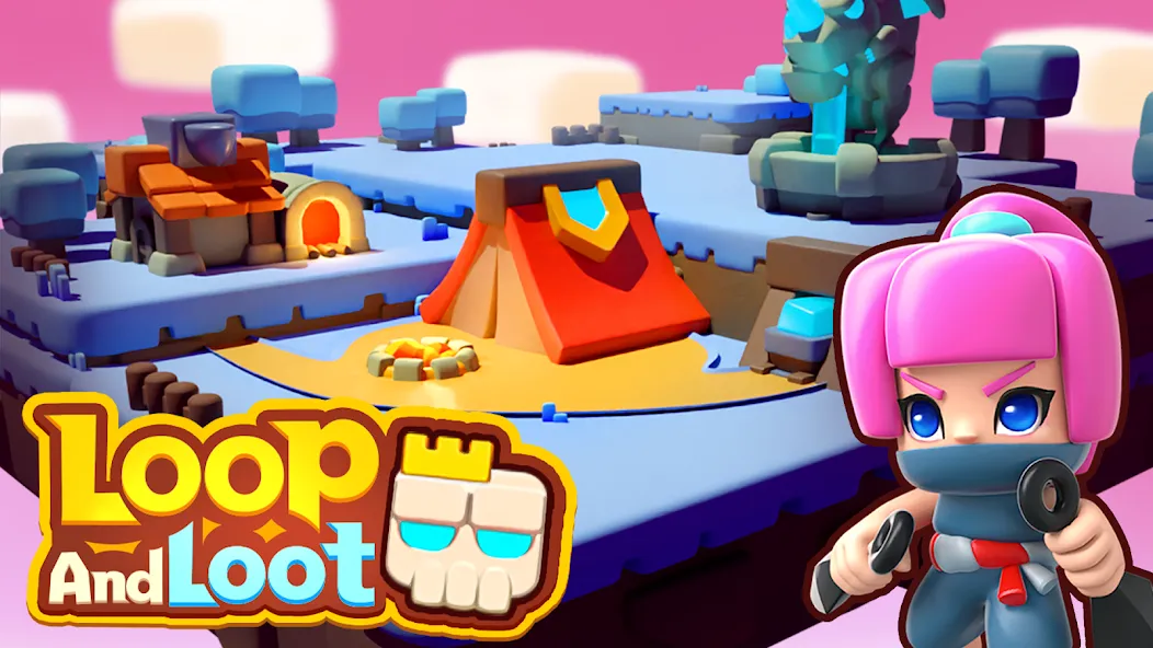 Loop & Loot™: Merge RPG (Покет Квест)  [МОД Бесконечные деньги] Screenshot 2