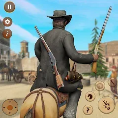 Скачать взломанную West Cowboy Shooting Games 3D  [МОД Все открыто] - стабильная версия apk на Андроид