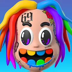 Взломанная 6ix9ine Runner (икс9айн Раннер)  [МОД Unlocked] - полная версия apk на Андроид