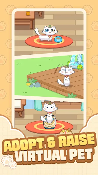 Cat Time - Cat Game, Match 3 (Кэт Тайм)  [МОД Mega Pack] Screenshot 1