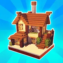 Скачать взлом MiniCraft Village (МиниКрафт Деревня)  [МОД Много монет] - полная версия apk на Андроид
