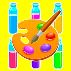 Скачать взлом Sort Paint: Water Sort Puzzle (Сорт Пэйнт)  [МОД Unlimited Money] - последняя версия apk на Андроид