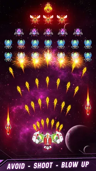 Space shooter - Galaxy attack (Спейс шутер)  [МОД Unlocked] Screenshot 5