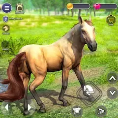 Скачать взлом Virtual Wild Horse Family Sim (Виртуальное семейство диких лошадей)  [МОД Unlocked] - полная версия apk на Андроид