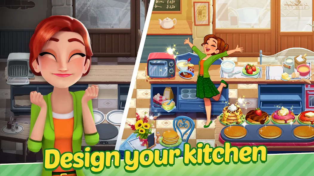 Delicious World - Cooking Game (Делишес Ворлд)  [МОД Много денег] Screenshot 1