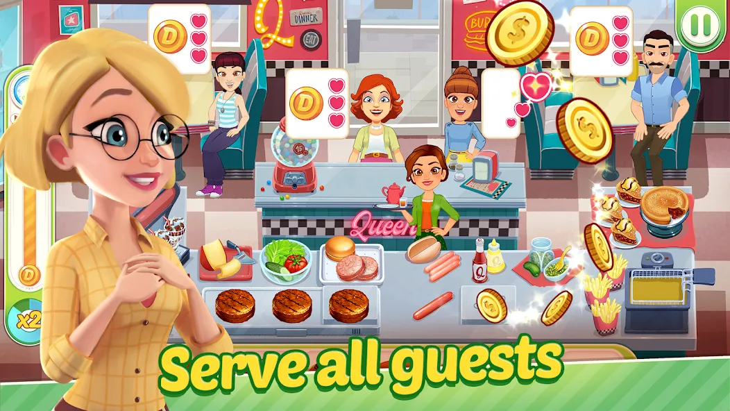 Delicious World - Cooking Game (Делишес Ворлд)  [МОД Много денег] Screenshot 3