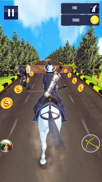 Cowboy Horse Run  [МОД Unlimited Money] Screenshot 1