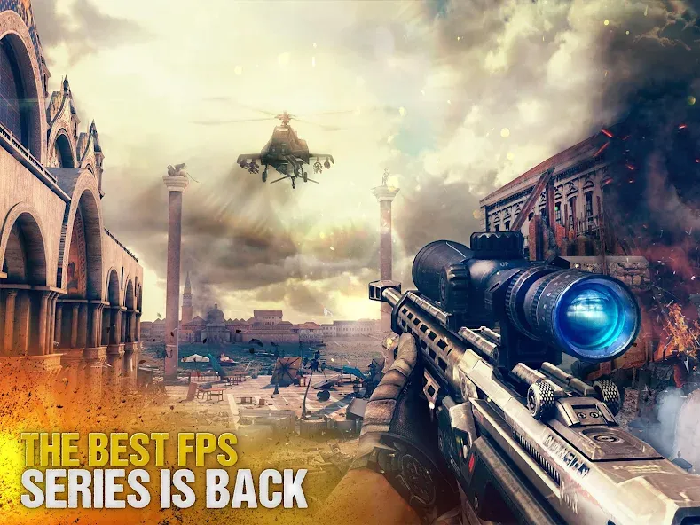 Modern Combat 5: mobile FPS (Модерн Комбат 5)  [МОД Много монет] Screenshot 1