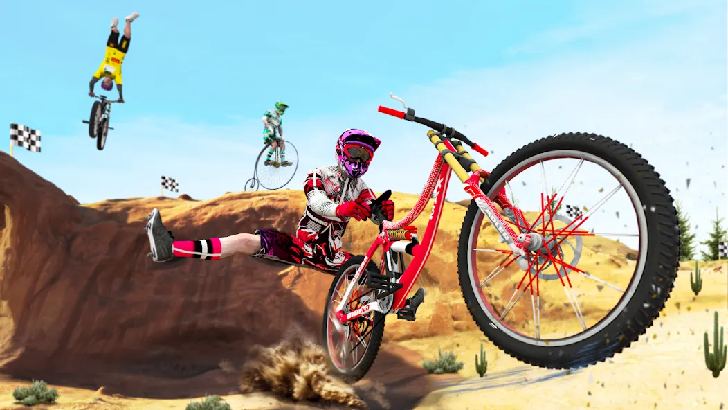 BMX Rider: Cycle Race Game  [МОД Много денег] Screenshot 2