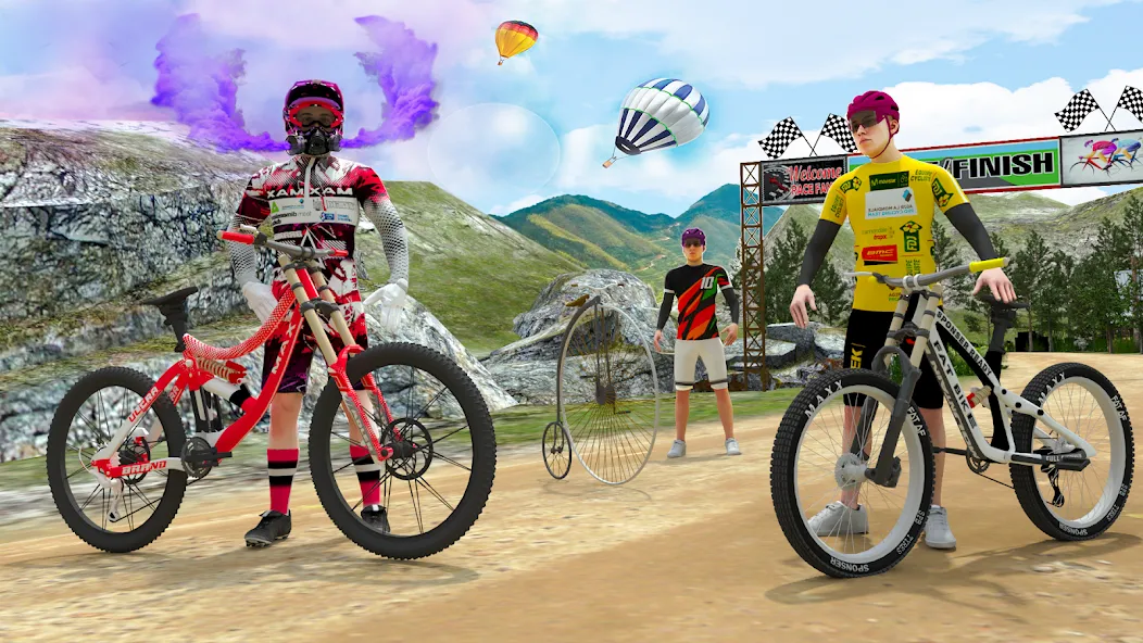 BMX Rider: Cycle Race Game  [МОД Много денег] Screenshot 4