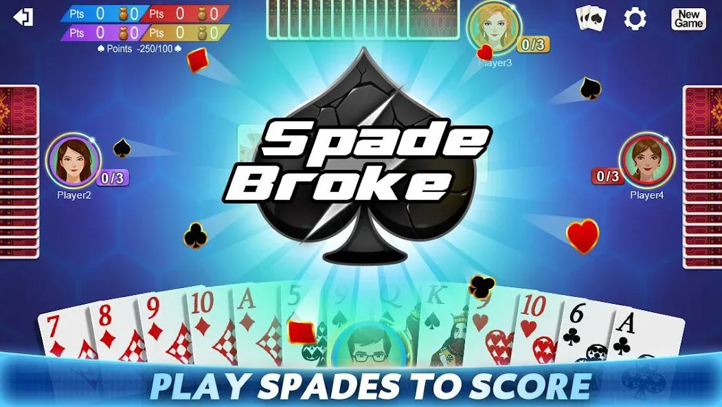 Spades (Спейдс)  [МОД Много монет] Screenshot 3