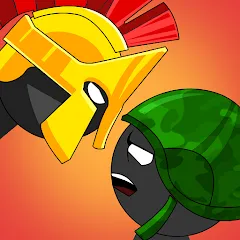 Скачать взломанную Stickman History Battle (Стикмен История Битва)  [МОД Menu] - полная версия apk на Андроид