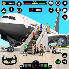 Скачать взлом Airplane Simulator Plane Games  [МОД Menu] - последняя версия apk на Андроид