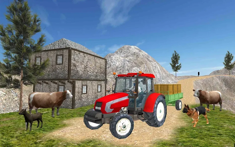 Tractor Driver 3D Farming Sim (Тракторист 3D Симулятор Фермерства)  [МОД Много денег] Screenshot 1