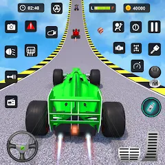 Скачать взлом Formula Car Stunt - Car Games (Формула автомобиль трюк)  [МОД Unlocked] - полная версия apk на Андроид