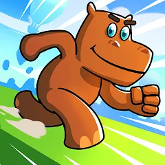 Взлом Hippo Dash (Хиппо Дэш)  [МОД Бесконечные монеты] - стабильная версия apk на Андроид