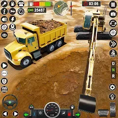 Скачать взломанную Construction Games Simulator  [МОД Unlocked] - стабильная версия apk на Андроид