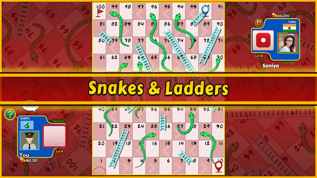 Snakes and Ladders King (Снейкс энд Ладдерс Кинг)  [МОД Бесконечные деньги] Screenshot 3