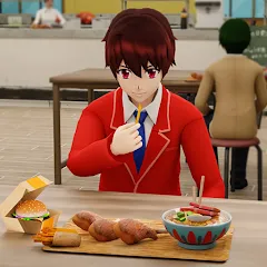 Скачать взлом Anime Boy High School Life 3d  [МОД Меню] - полная версия apk на Андроид