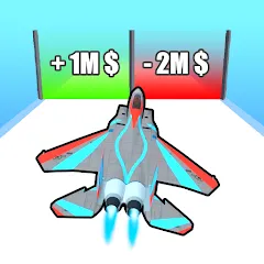 Взлом Plane Evolution!  [МОД Бесконечные монеты] - последняя версия apk на Андроид