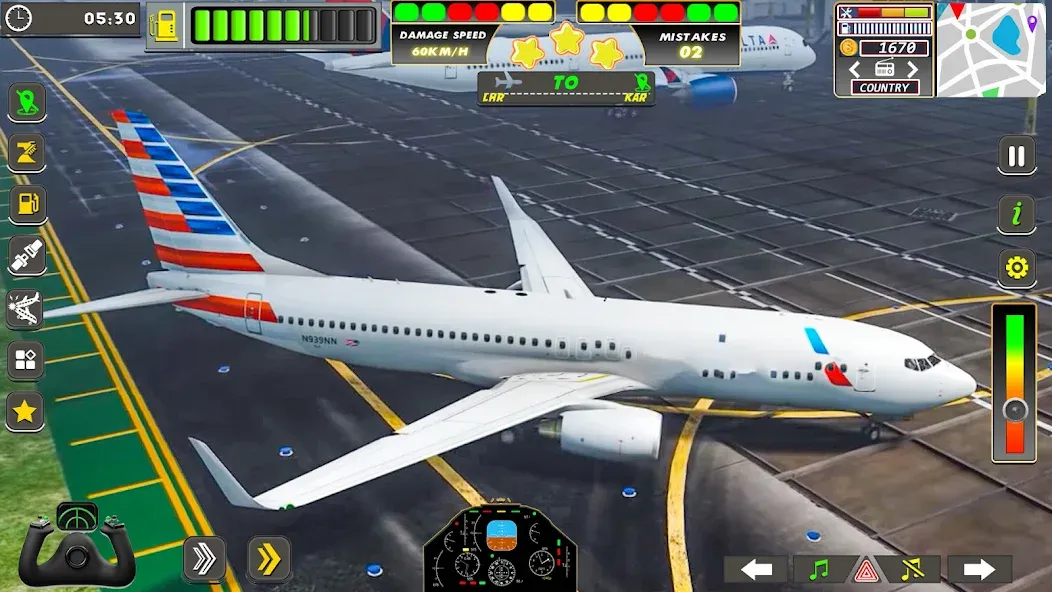 Real Flight Sim Airplane Games (Реал Флайт Сим Авиасимуляторы игры на самолеты)  [МОД Unlimited Money] Screenshot 5