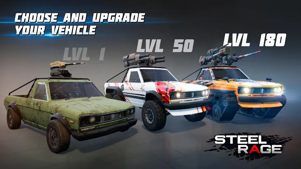 Steel Rage: Mech Cars PvP War (Стил Рейдж)  [МОД Все открыто] Screenshot 4