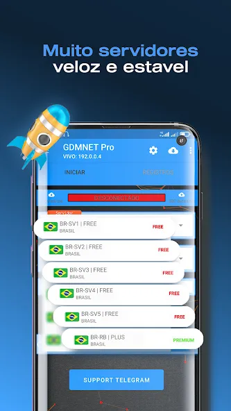 GDMNET Pro - Client VPN - SSH (ГДМНЕТ Про)  [МОД Mega Pack] Screenshot 2