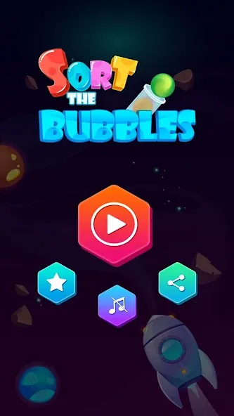 Ball Sort - Bubble Sort Puzzle (Болл Сорт)  [МОД Меню] Screenshot 1