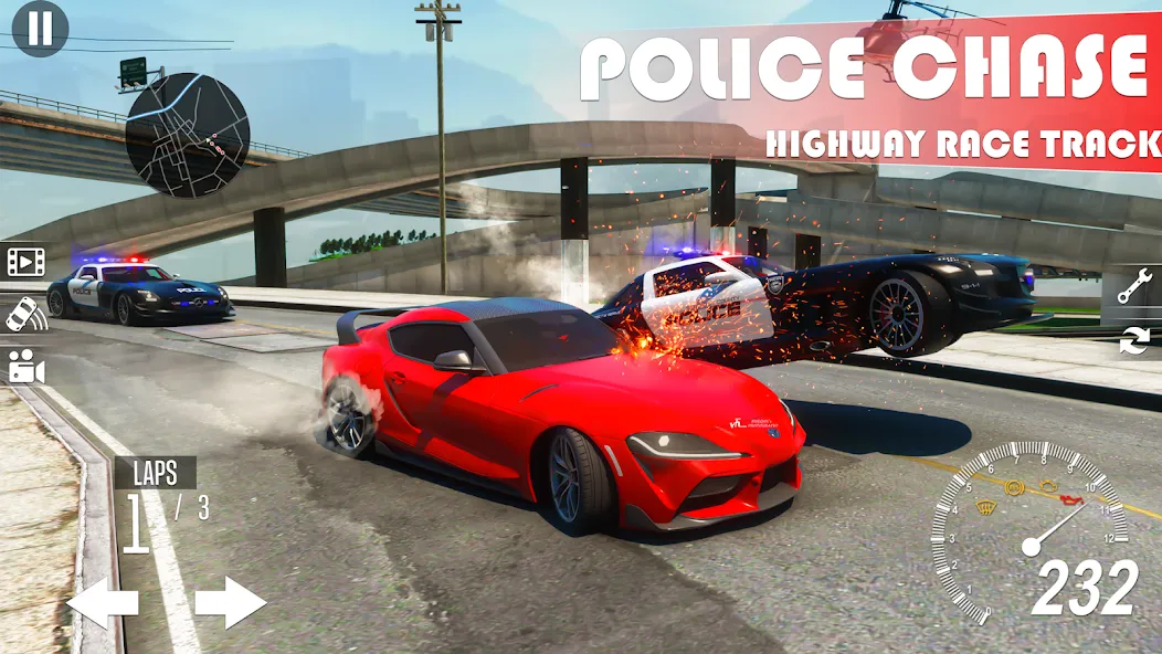 Extreme Car Driving Games  [МОД Много монет] Screenshot 4