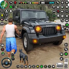 Взломанная Jeep Driving Simulator offRoad (Джип Драйвинг Симулятор вне дороги)  [МОД Unlimited Money] - стабильная версия apk на Андроид