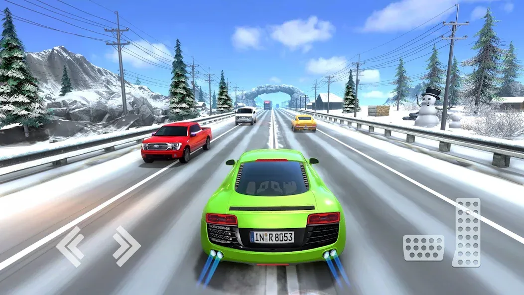 Real Highway Car Racing Games  [МОД Бесконечные деньги] Screenshot 3