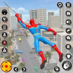 Взлом Spider Rope Hero Spider Games  [МОД Много денег] - последняя версия apk на Андроид