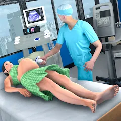 Взломанная Pregnant Games Mommy Simulator  [МОД Много денег] - стабильная версия apk на Андроид