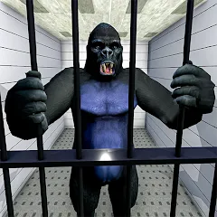 Скачать взломанную Gorilla Smash City Escape Jail  [МОД Menu] - полная версия apk на Андроид