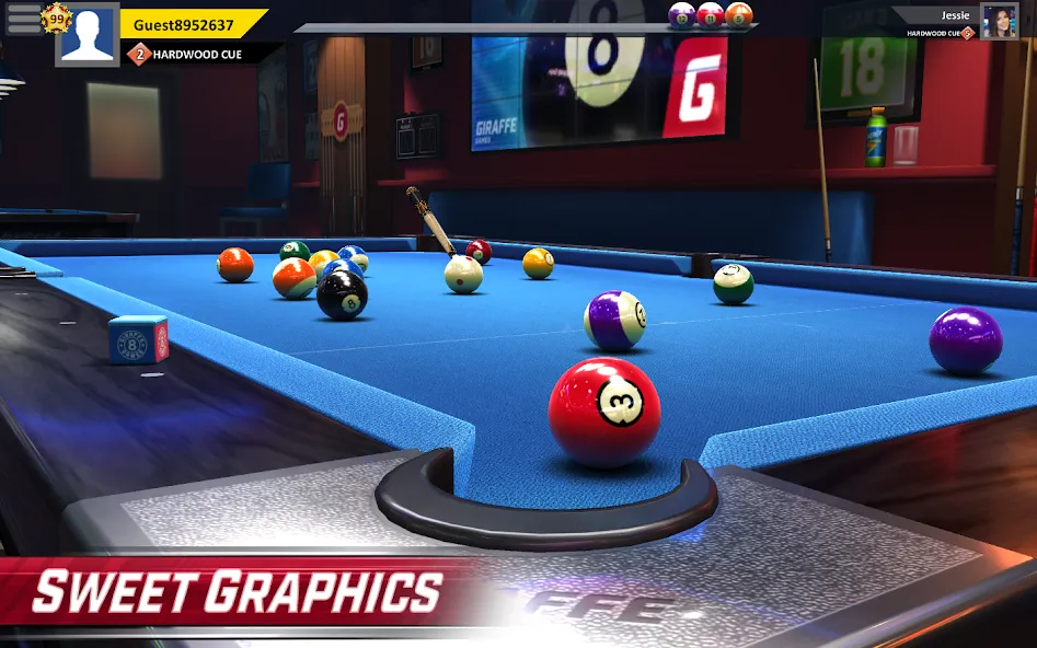 Pool Stars - 3D Online Multipl (Пул Старс)  [МОД Все открыто] Screenshot 1