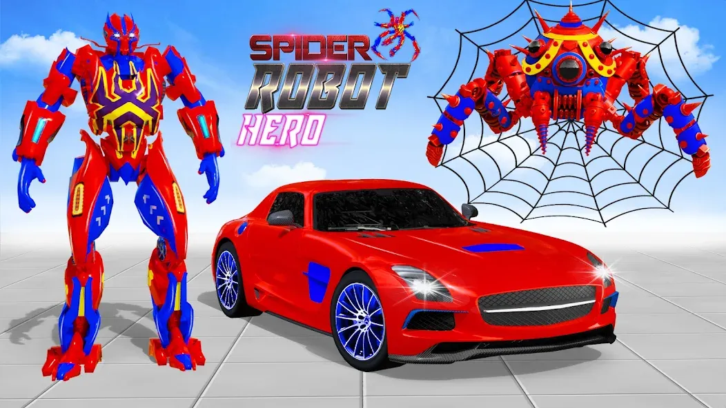 Spider Robot: Robot Car Games (Спайдер Робот)  [МОД Unlimited Money] Screenshot 4