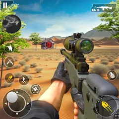 Скачать взлом Fps Shooting Gun War: Gun Game  [МОД Меню] - стабильная версия apk на Андроид