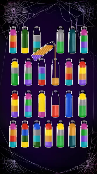 Soda Sort: Water Color Puzzle (Сода Сорт)  [МОД Много монет] Screenshot 2