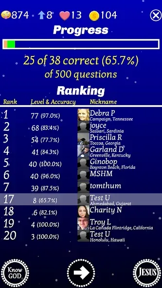 Jesus Bible Trivia Games Quiz (Джизус Библ Тривиа Геймс Квиз)  [МОД Unlimited Money] Screenshot 5