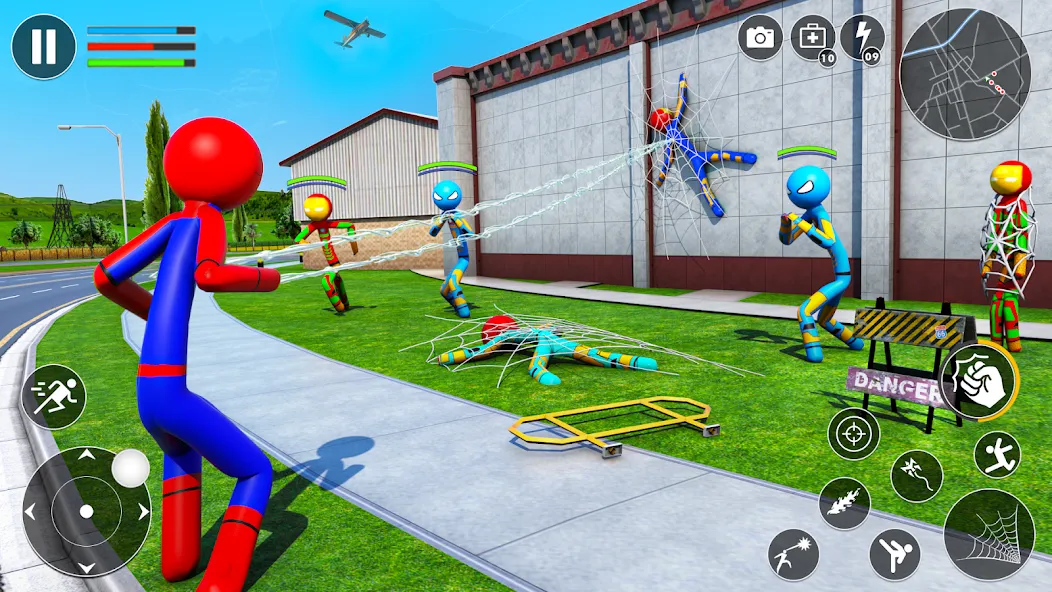 Spider Game-Stickman Rope Hero  [МОД Unlimited Money] Screenshot 3