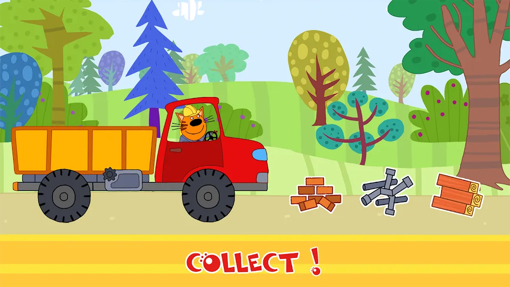 Kid-E-Cats Cars, Build a house  [МОД Меню] Screenshot 4