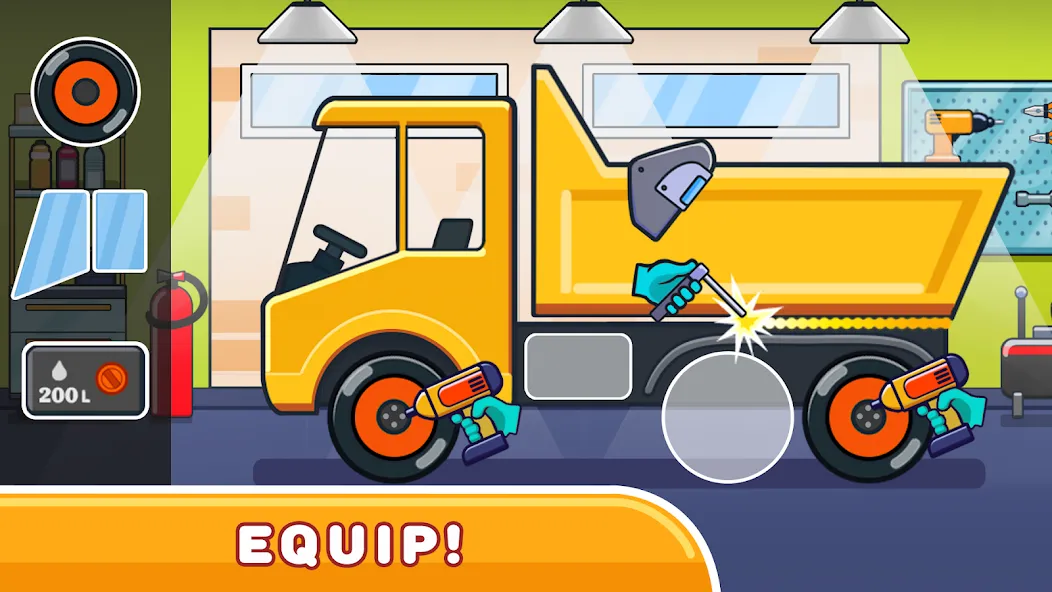 Car & Games for kids building  [МОД Много монет] Screenshot 1