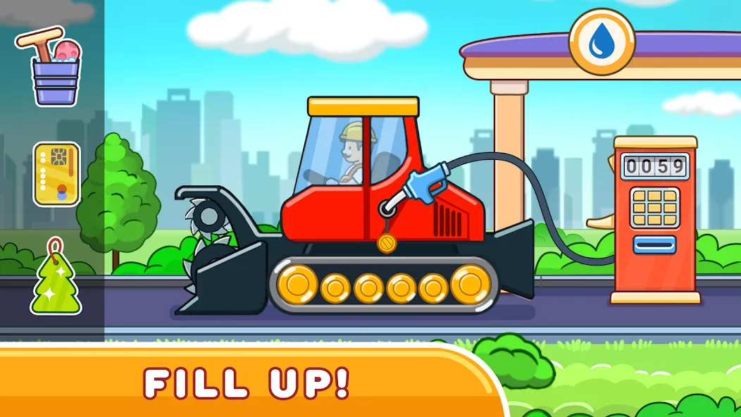 Car & Games for kids building  [МОД Много монет] Screenshot 2