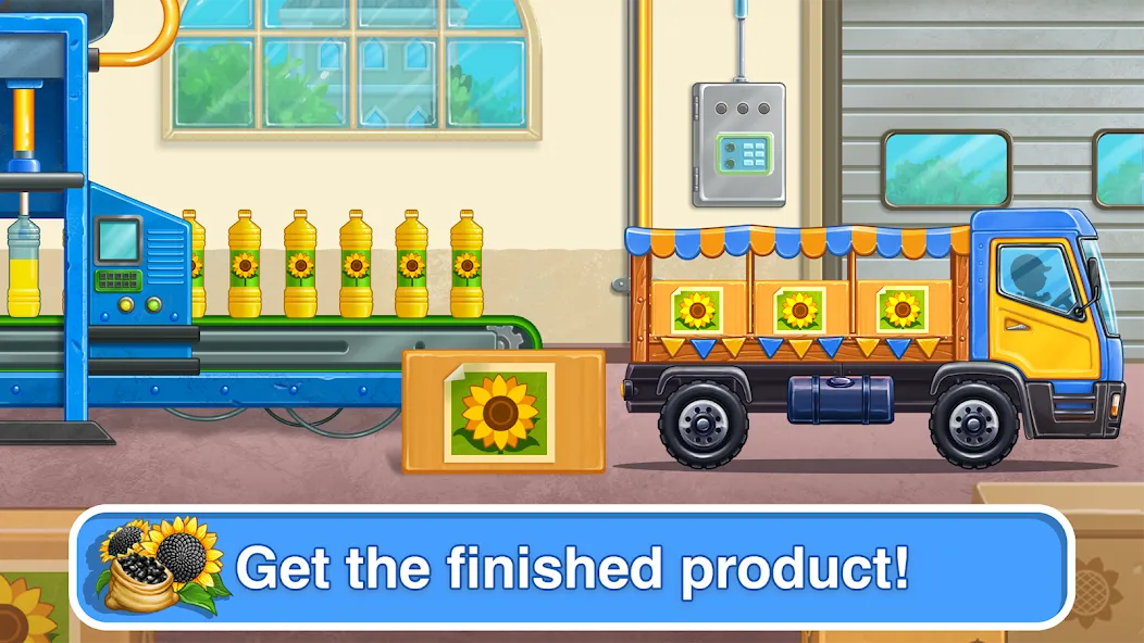 Tractor, car: kids farm games  [МОД Бесконечные монеты] Screenshot 4