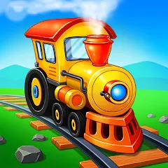 Скачать взлом Train Games for Kids: station  [МОД Mega Pack] - стабильная версия apk на Андроид